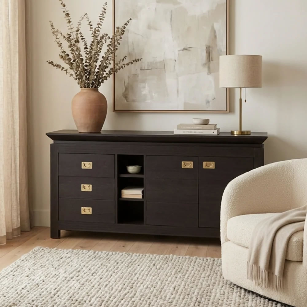 Comoda Saigon Cantori 2 Uși și 3 Sertare Wenge | Mobila Edion