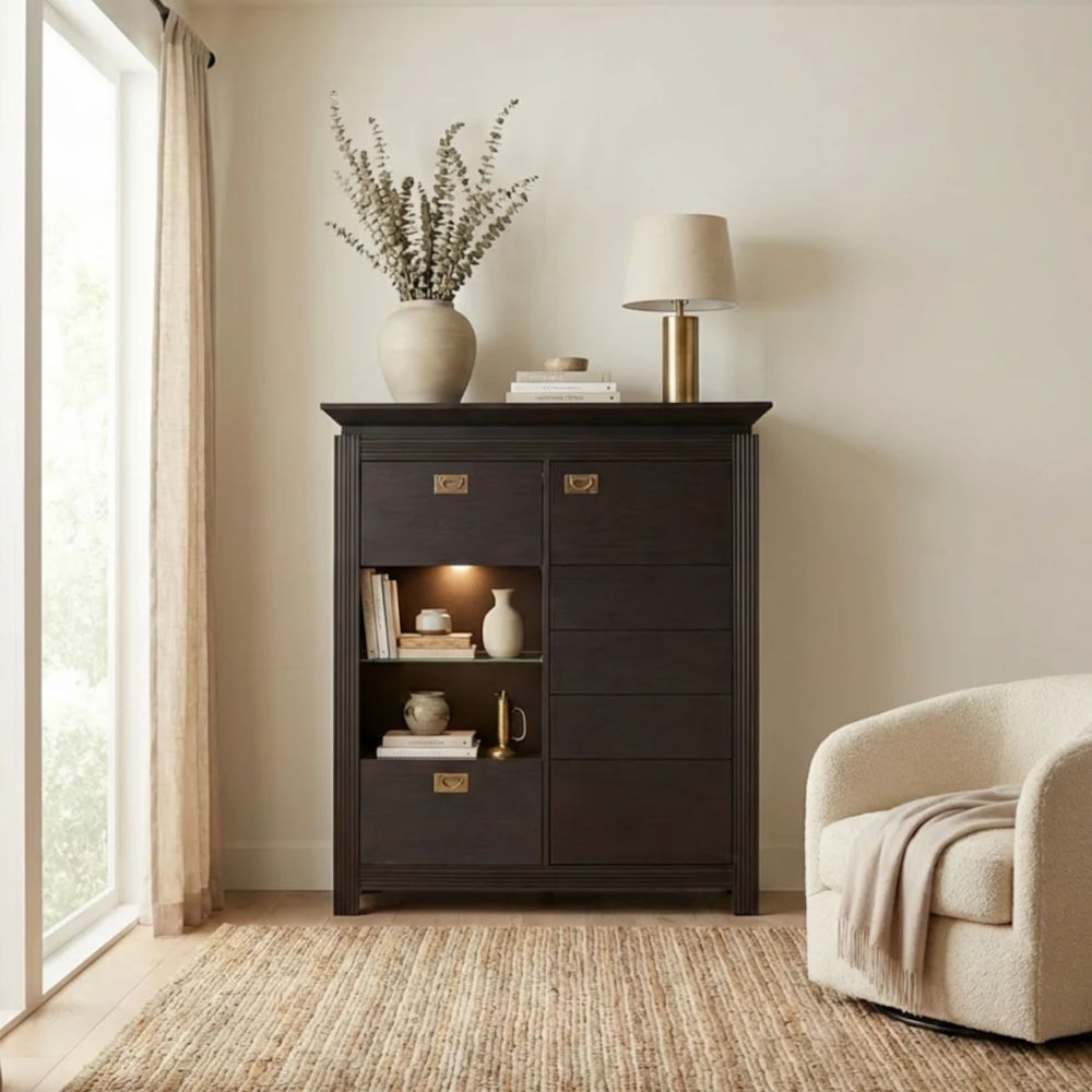 Comoda Bar Saigon Cantori Wenge 2 Uși 1 Sertar | Mobila Edion