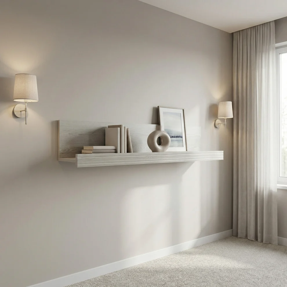 Polita Perete Casablanca Loft Gri 120 cm | Mobila Edion