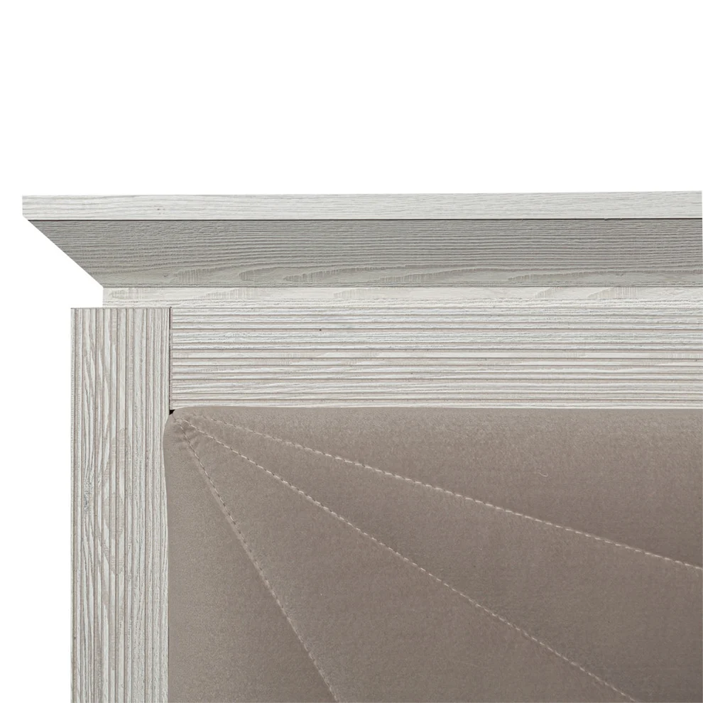 Pat Dormitor Casablanca Loft Gri (160 x 200 cm) - imagine 6