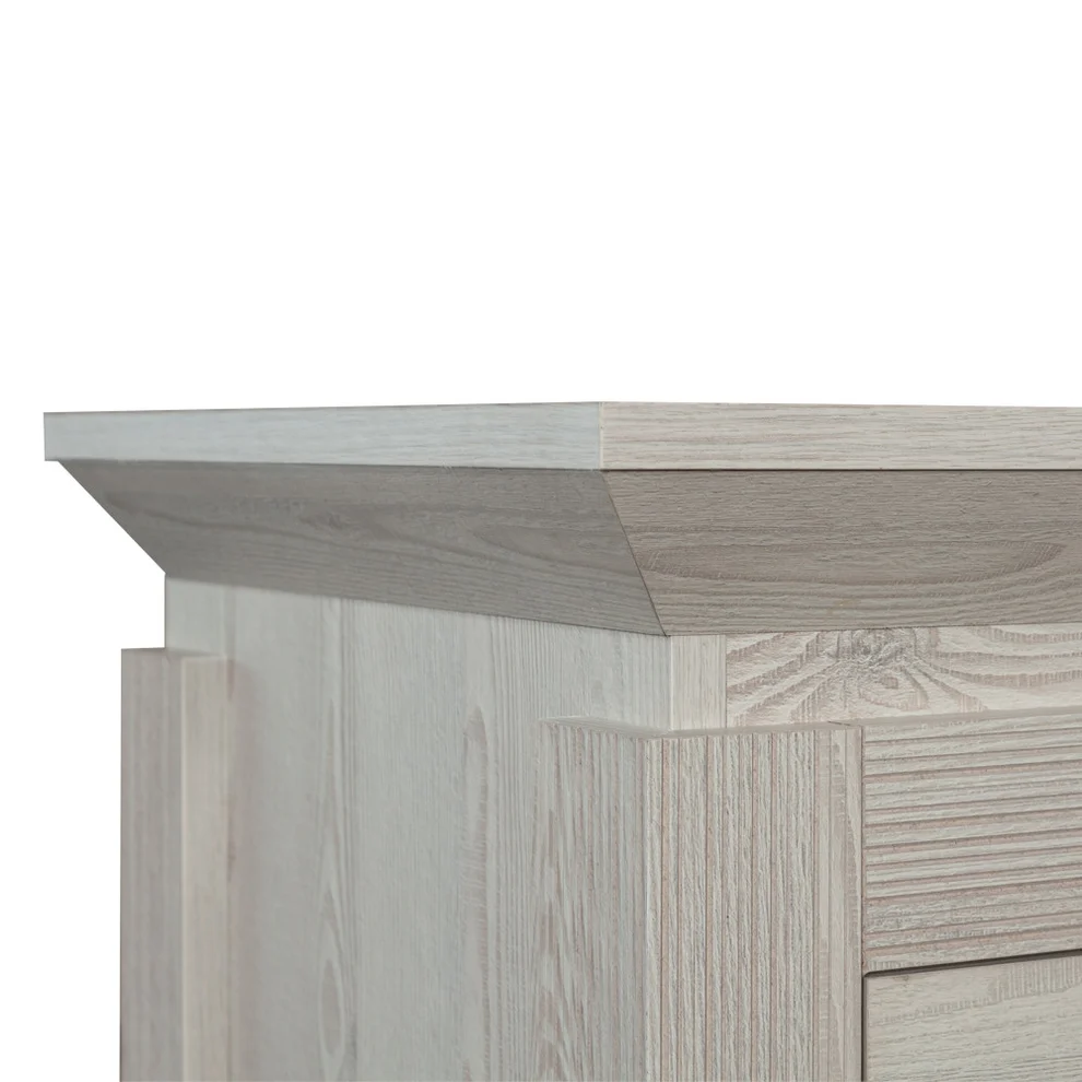 Comodă TV Casablanca Loft Gri (156 x 45 x 65 cm) - imagine 6