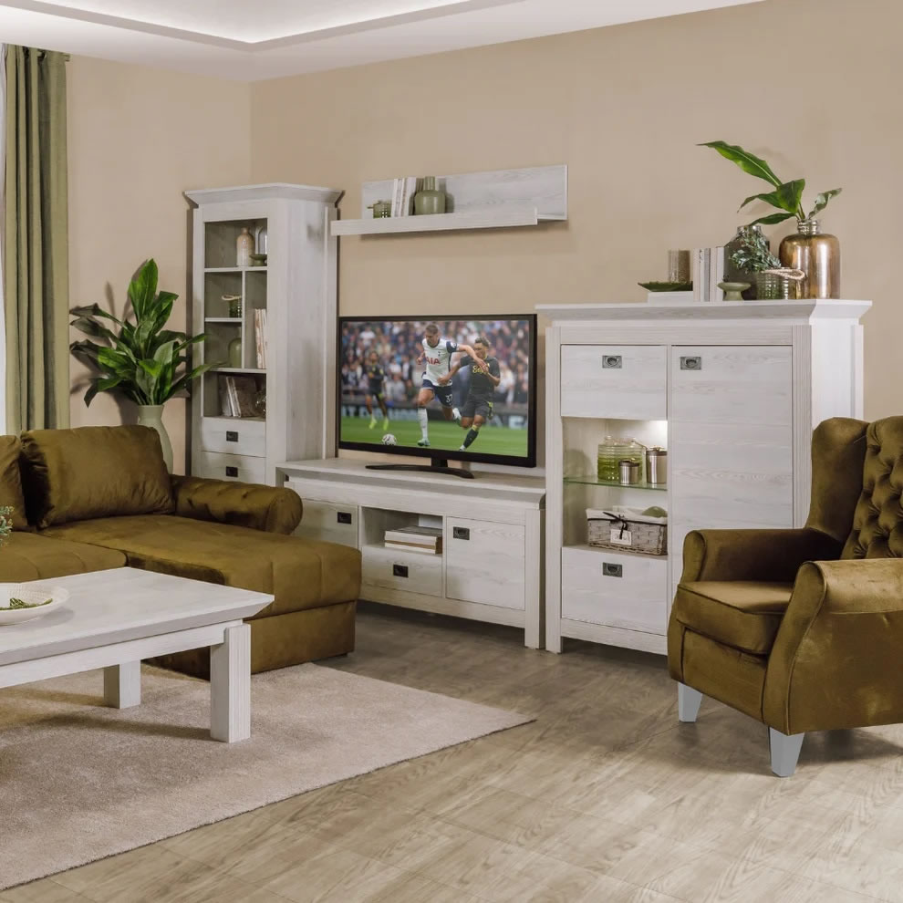 Set Living Casablanca Loft Gri 340 cm | Mobila Edion