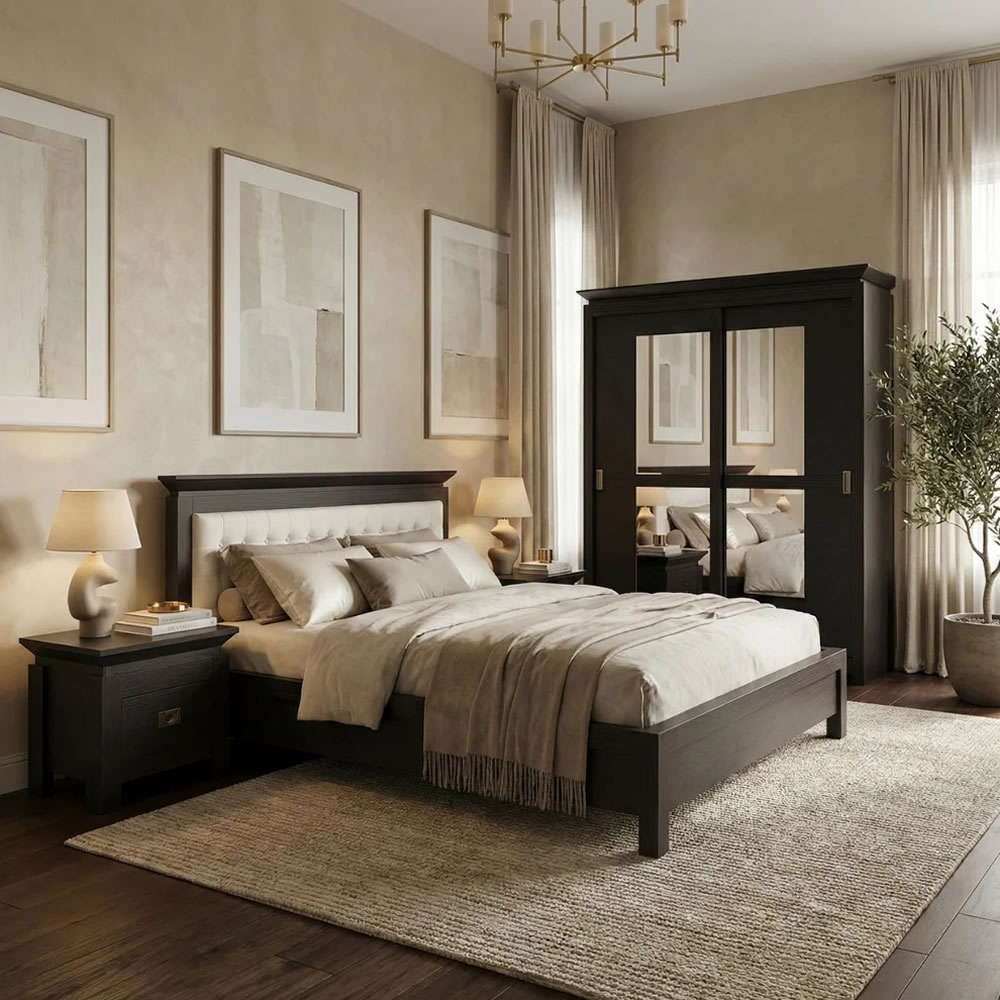 Set Dormitor Saigon Cantori – Pat 140, Dulap 150 | Mobila Edion